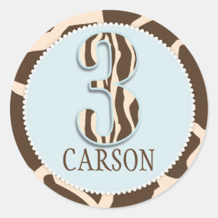 Safari Boy BLU Sticker GIR 3C