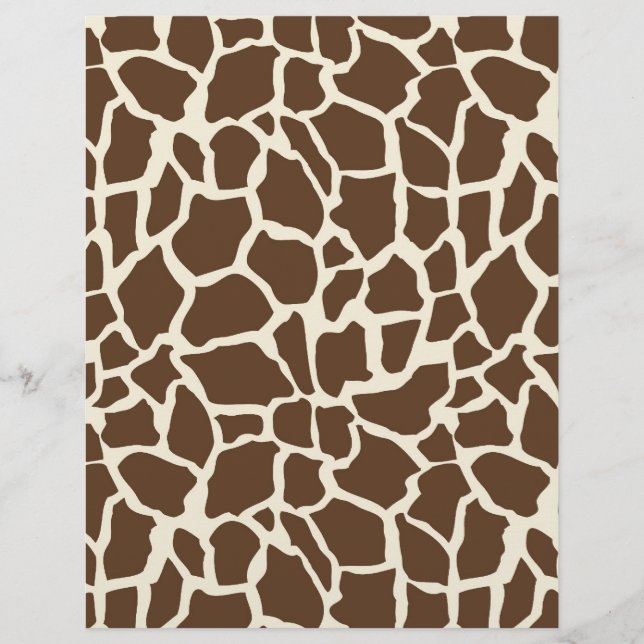Safari Boy O Papier Giraffe (Devant)