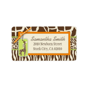Safari Boy OR Address Label