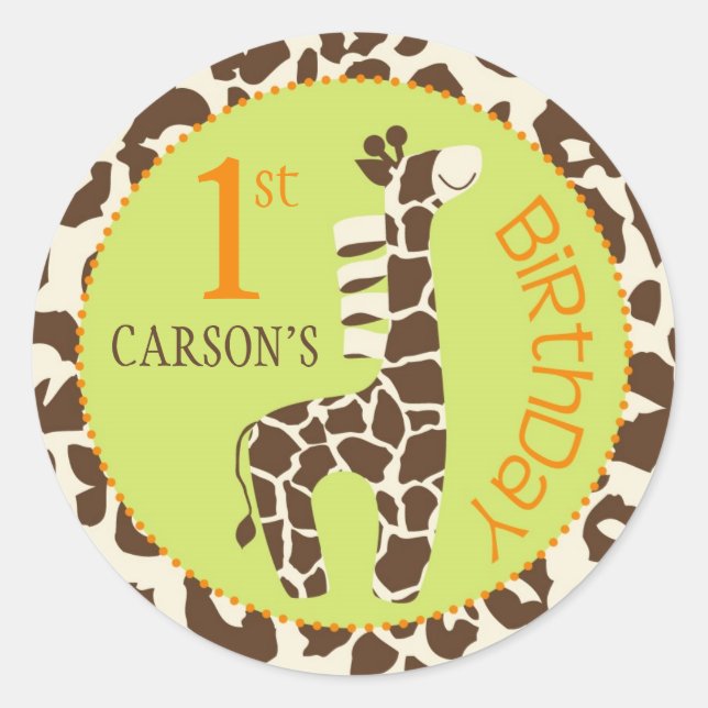 Safari Boy OR Sticker CHE 1 (Front)