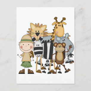 Safari Boy Tshirts and Gifts Postcard