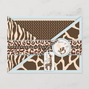 Safari Boy TY Postcard