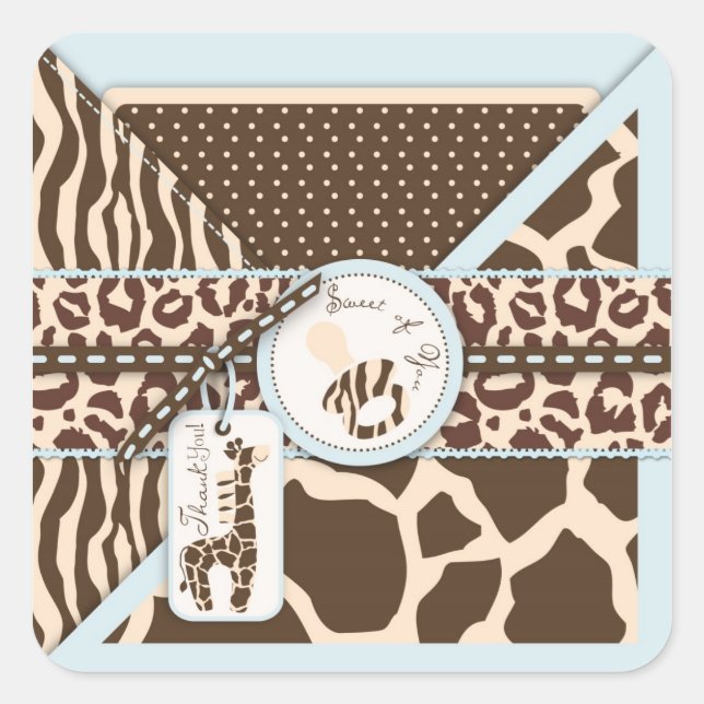 Safari Boy TY Sticker B (Front)