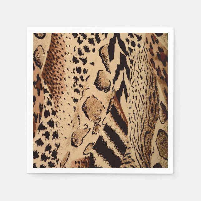 Safari Brown Napkin (Front)