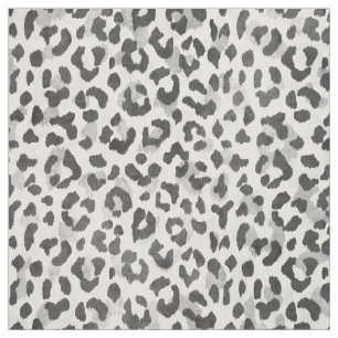 Safari chic black and white cheetah print fabric