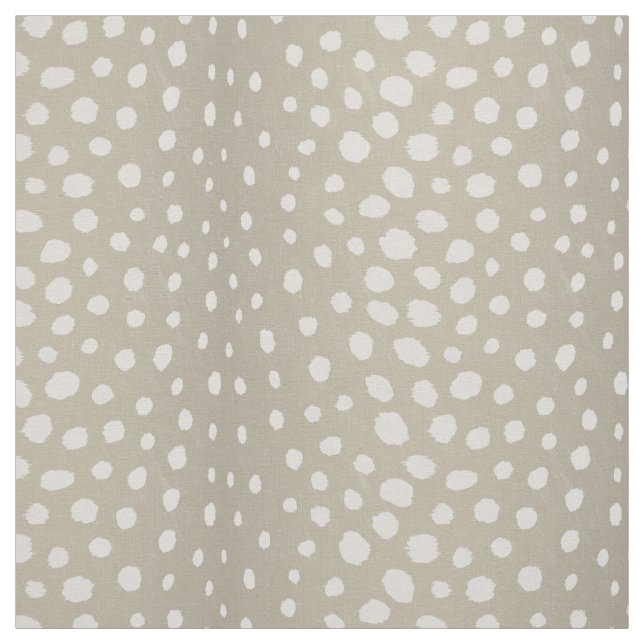 Safari chic neutral buff beige cheetah print fabric (Swatch)
