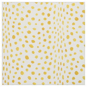Safari chic watercolor gold cheetah print pattern fabric
