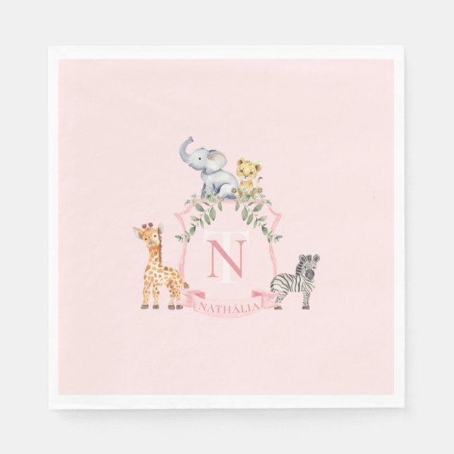 Safari Crest Napkin (Front)