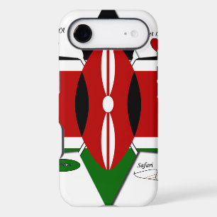 Safari Drapeau Kenyan Conception : Liste de seaux