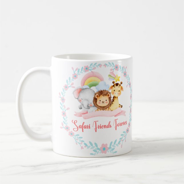 Safari Friends Forever Coffee Mug (Left)