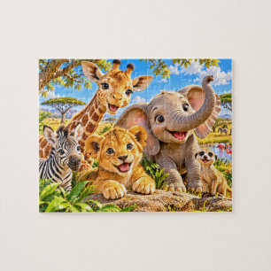 Safari Friends Jigsaw Puzzle