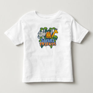 safari friends toddler t-shirt