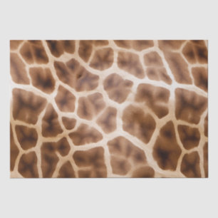 Safari Giraffe Large Print Tissue Paper
