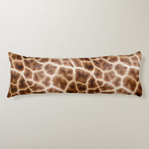Safari Giraffe Print Body Pillow