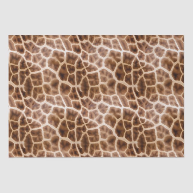 Safari Giraffe Print Tissue Paper (Front)