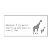 Safari Giraffe Return Address