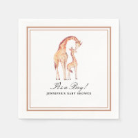 Safari Giraffe Watercolor Paper