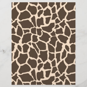 Safari Girl Dual-Sided Scrapbook Paper G