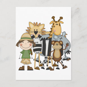 Safari Girl T-shirts and Gifts Postcard