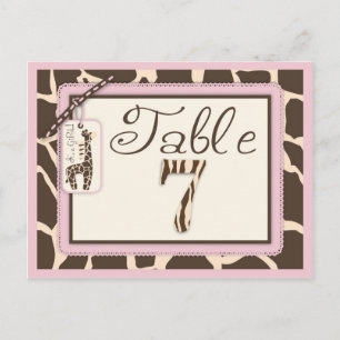 Safari Girl Table Postcard 7