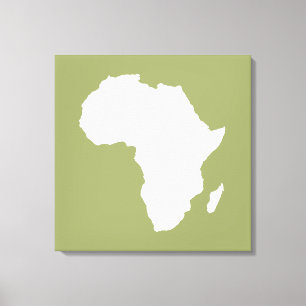Safari Green Audacious Africa Canvas Print