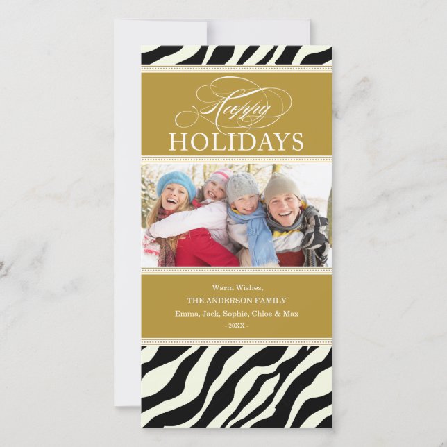 SAFARI HOLIDAY | HOLIDAY PHOTO CARD (Front)