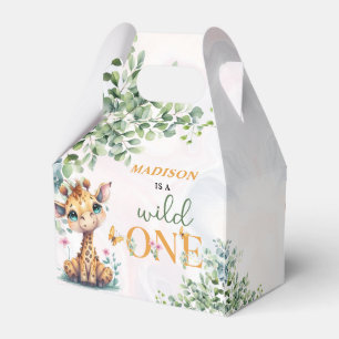 Safari Jungle Animals Birthday Favor Box