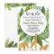 Safari jungle animals gender reveal invitation