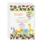 Safari Jungle Zoo Birthday invitations