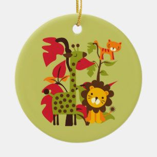 Safari Life Ceramic Ornament