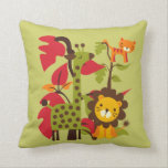 Safari Life Throw Pillow<br><div class="desc">If your child loves wild animals including the giraffe, tiger, and lion and loves cute, fun, colourful designs he'll love our Safari Life T-shirts, bodysuits, cards, stickers, bags, magnets, mugs, and other safari animals apparel and gifts.</div>