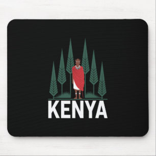 Safari Lover African Wildlife Vacation Funny Kenya Mouse Pad