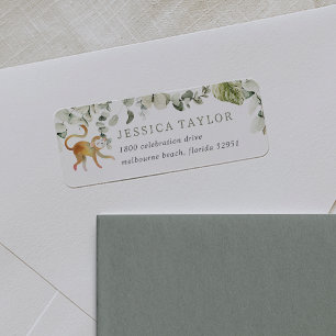 Safari Monkey Botanical Return Adresse