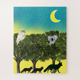 Safari Night Jigsaw Puzzle