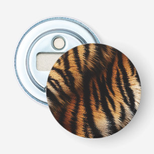 Safari Orange Black Tiger Bottle Opener