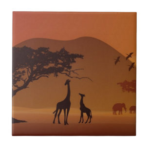 Safari park tile