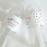 Safari Party Animals Birthday Water Bottle Label<br><div class="desc">Add a finishing touch to your little one's birthday decor with these safari-themed water bottle labels.</div>