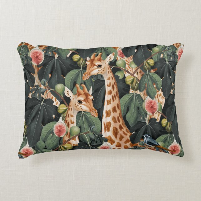Safari Pattern Accent Pillow (Front)
