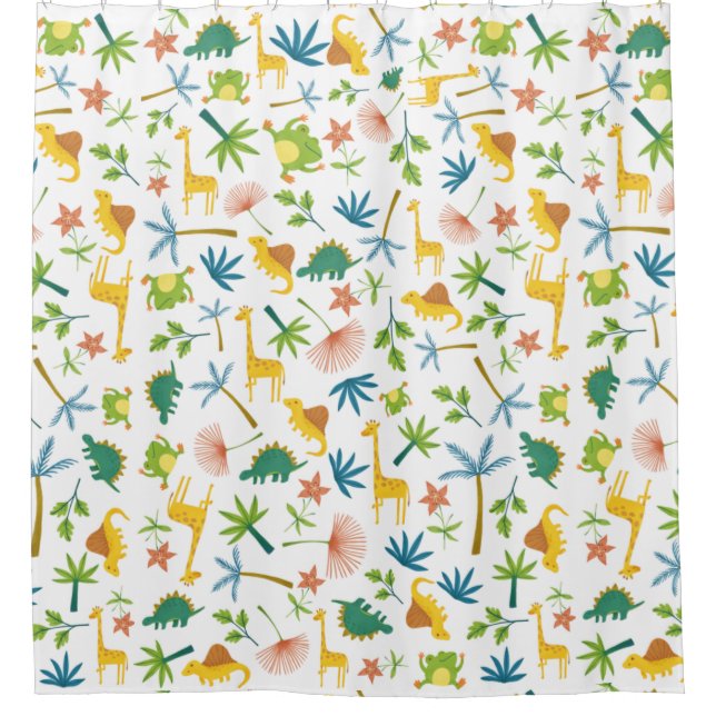 Safari pattern giraffe cute jungle kids orange (Front)