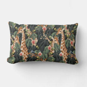 Safari Pattern Lumbar Pillow
