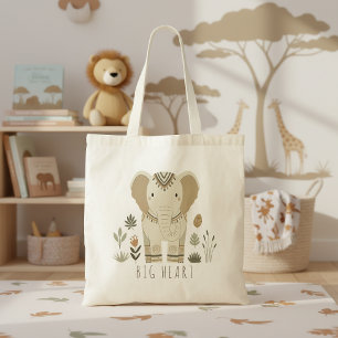 Safari Portrait Elephant ID1264 Tote Bag