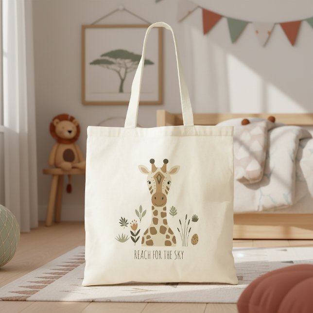 Safari Portrait Giraffe ID1264 Tote Bag (Creator Uploaded)
