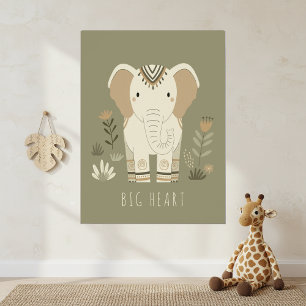 Safari Portraits Elephant ID1264 Poster