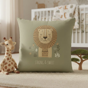 Safari Portraits Lion ID1264 Throw Pillow