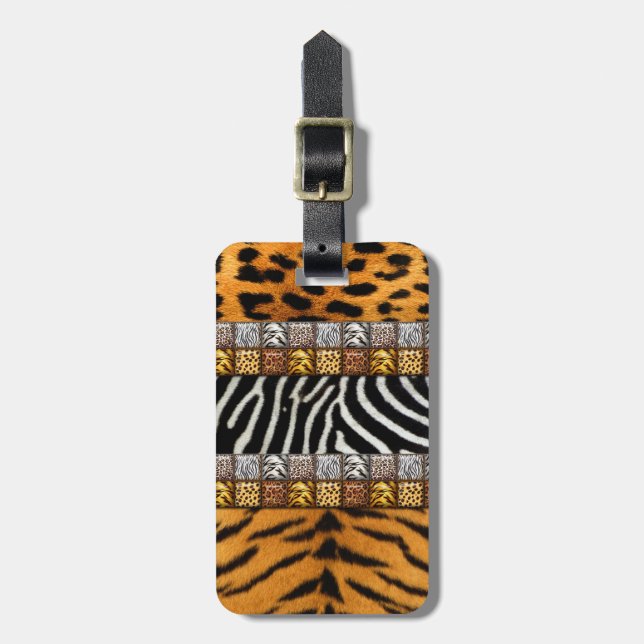 Safari Prints Luggage Tag (Front Vertical)
