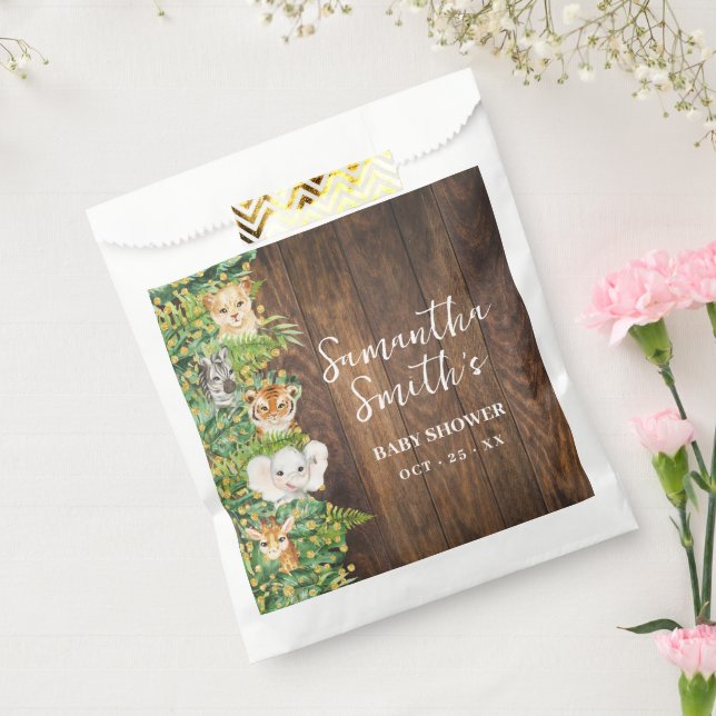 Safari Rustic Tropical Baby Shower Party Favour Favour Bag (Sealed)