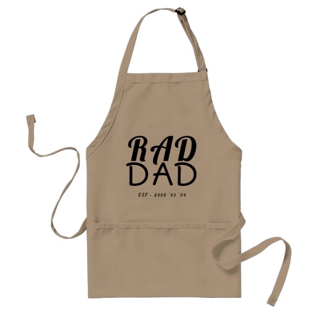 Safari Sand Canvas RAD DAD fathers Day Original Standard Apron (Front)