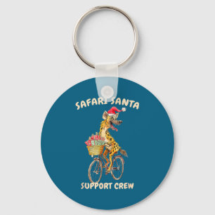 Safari Santa Hyena Bike Adventures Keychain