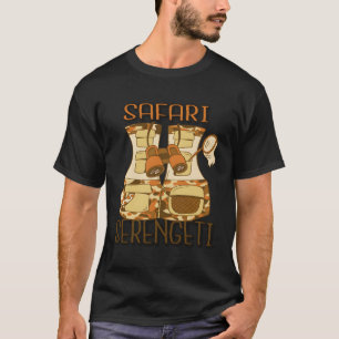 Safari Serengeti Tour Africa Tourist Big Five Nati T-Shirt