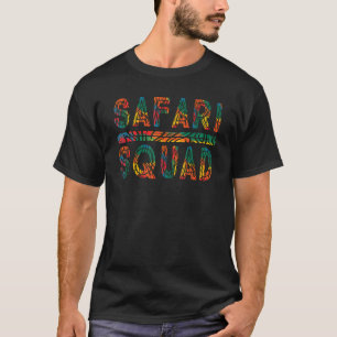 Safari Squad African Animal Family Vacation Trip T-Shirt